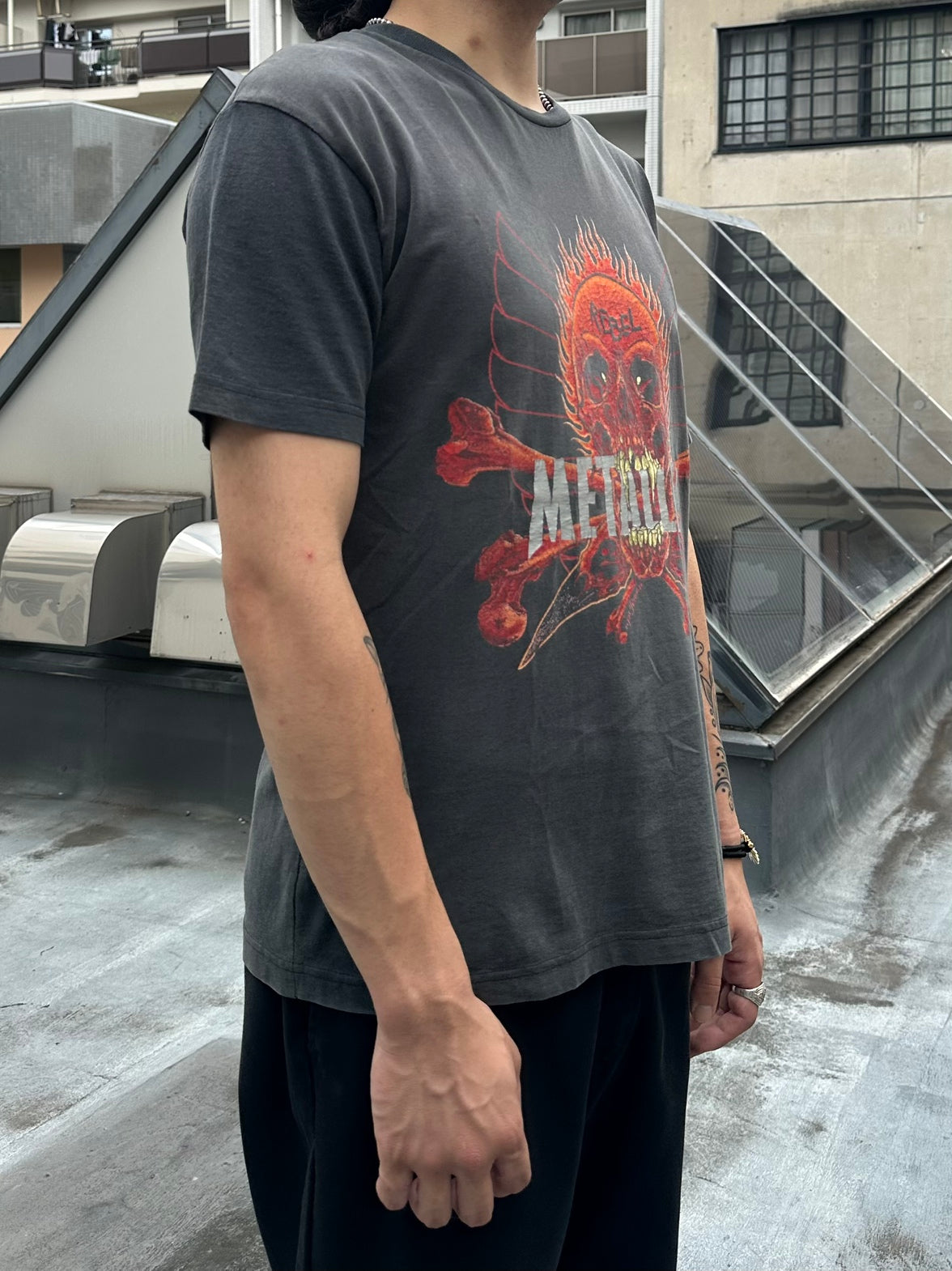 90's METALLICA 「Rebel skull」バンドTシャツ