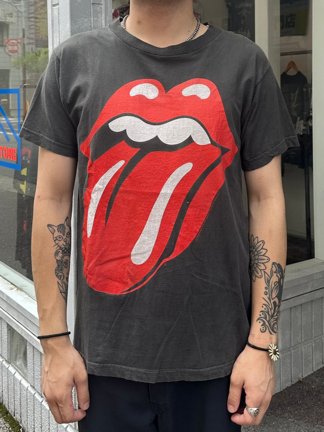 90's ROLLING STONES 「Urban Jungle White Fits」バンドTシャツ