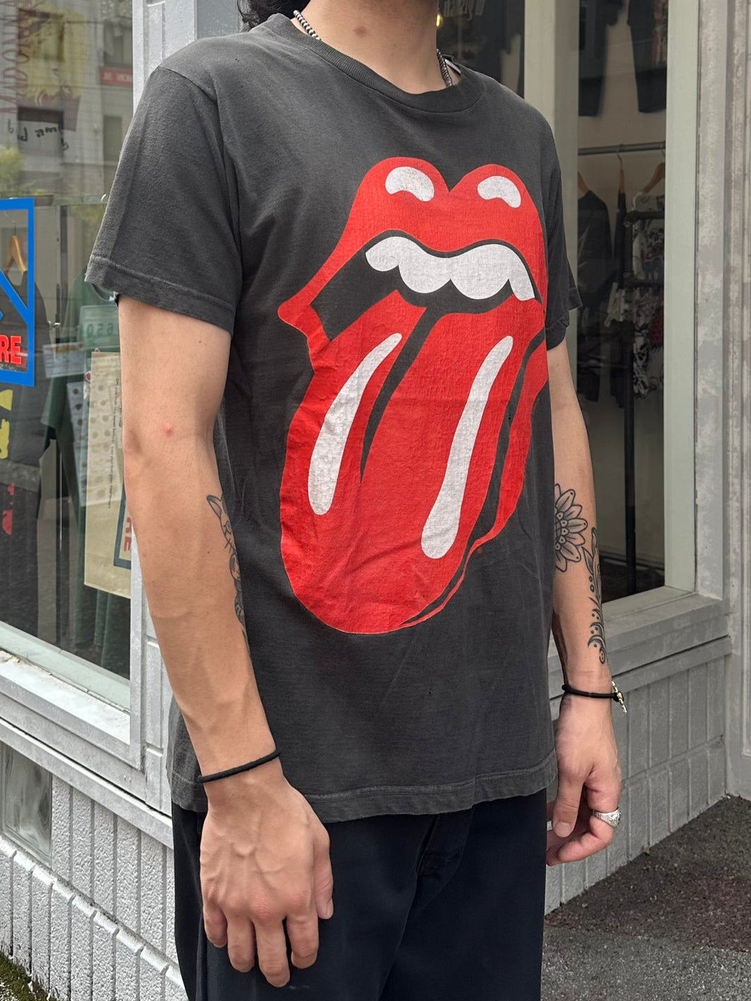 90's ROLLING STONES 「Urban Jungle White Fits」バンドTシャツ
