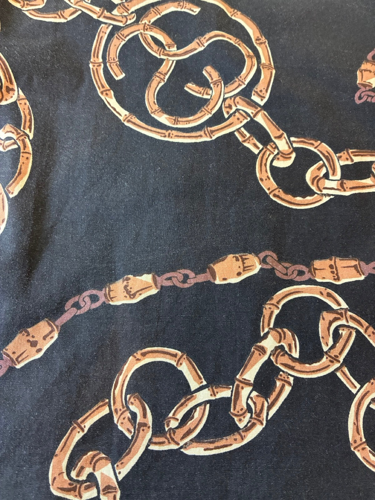 STUSSY「鎖柄」総柄シャツ