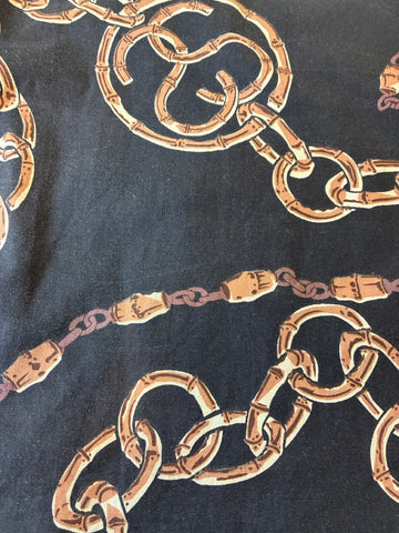 STUSSY「鎖柄」総柄シャツ