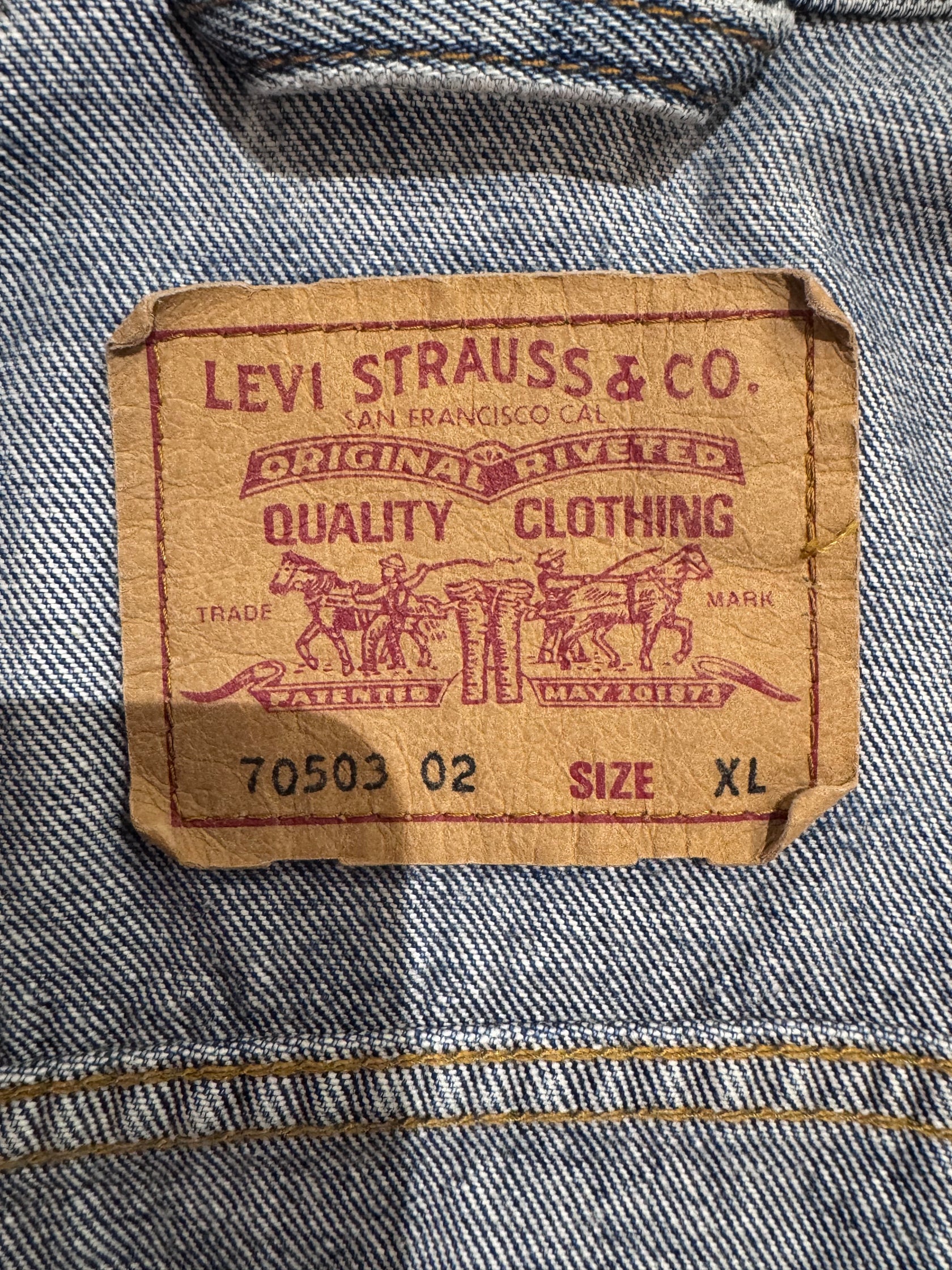 90’s Levi’s「70503-02」デニムジャケット