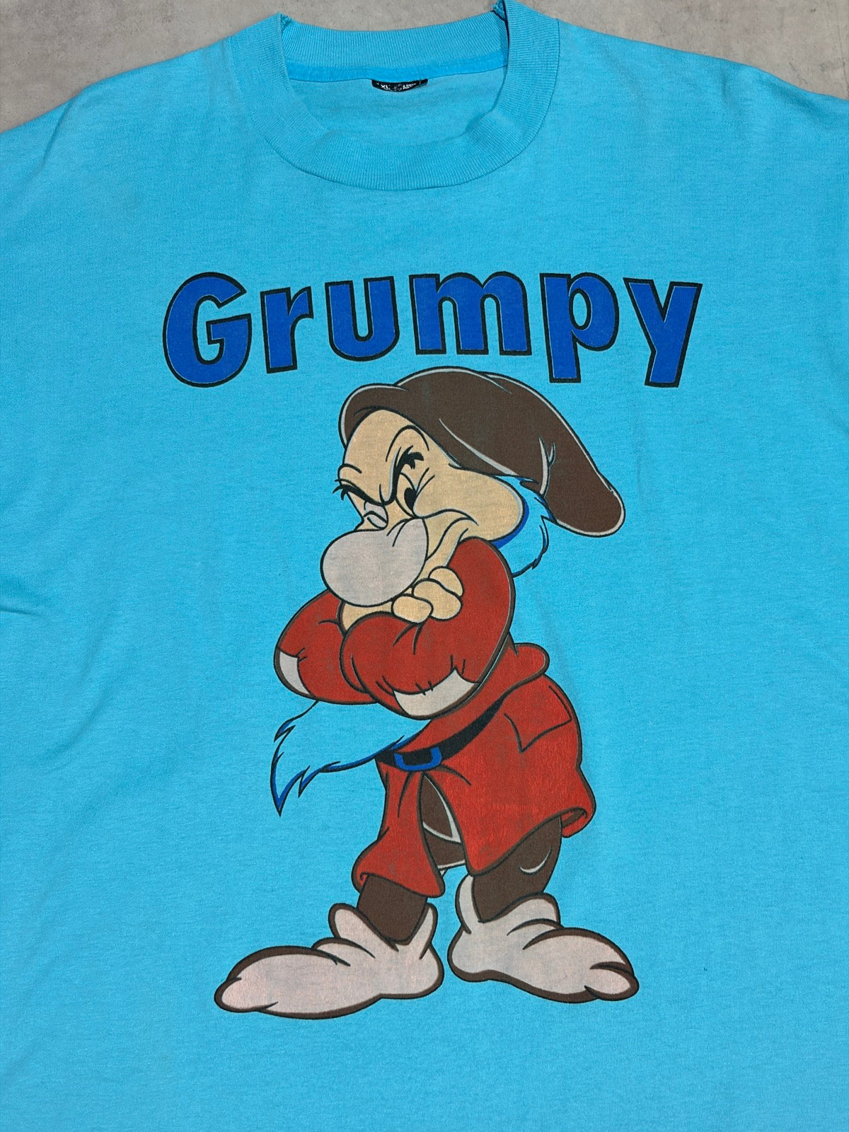 90's DISNEY「Grumpy」キャラクターTシャツ