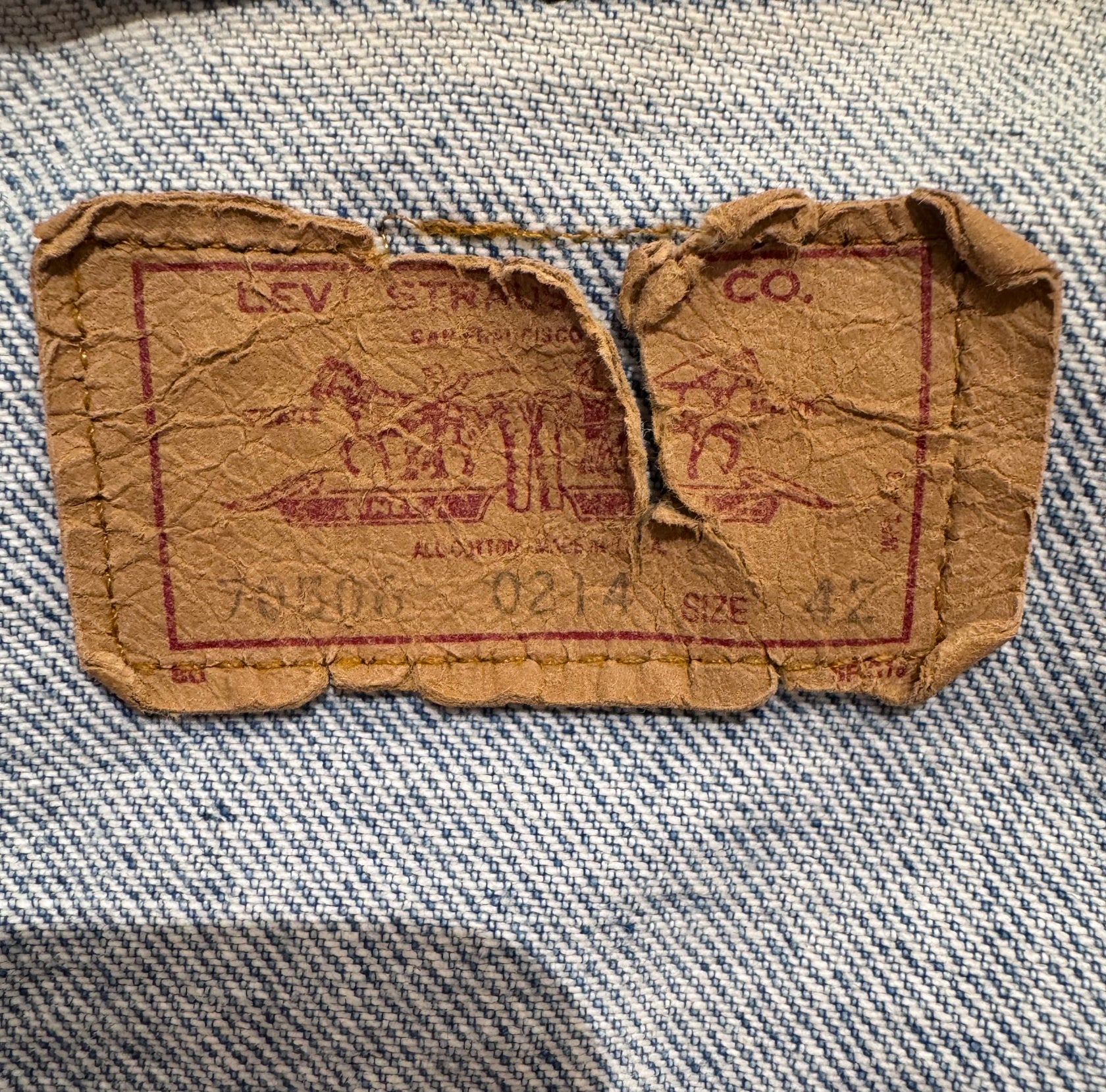 90's Levi's「70506-0214」USA製　デニムジャケット