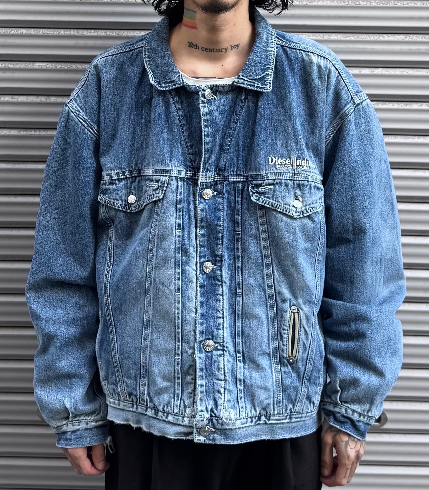 00's DIESEL 裏地付きデニムジャケット