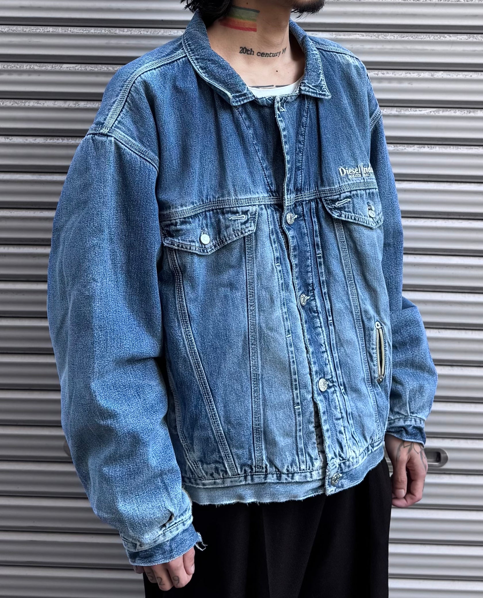 00's DIESEL 裏地付きデニムジャケット