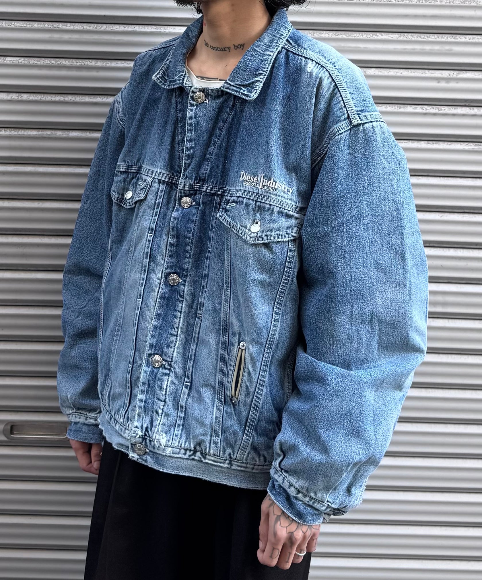 00's DIESEL 裏地付きデニムジャケット