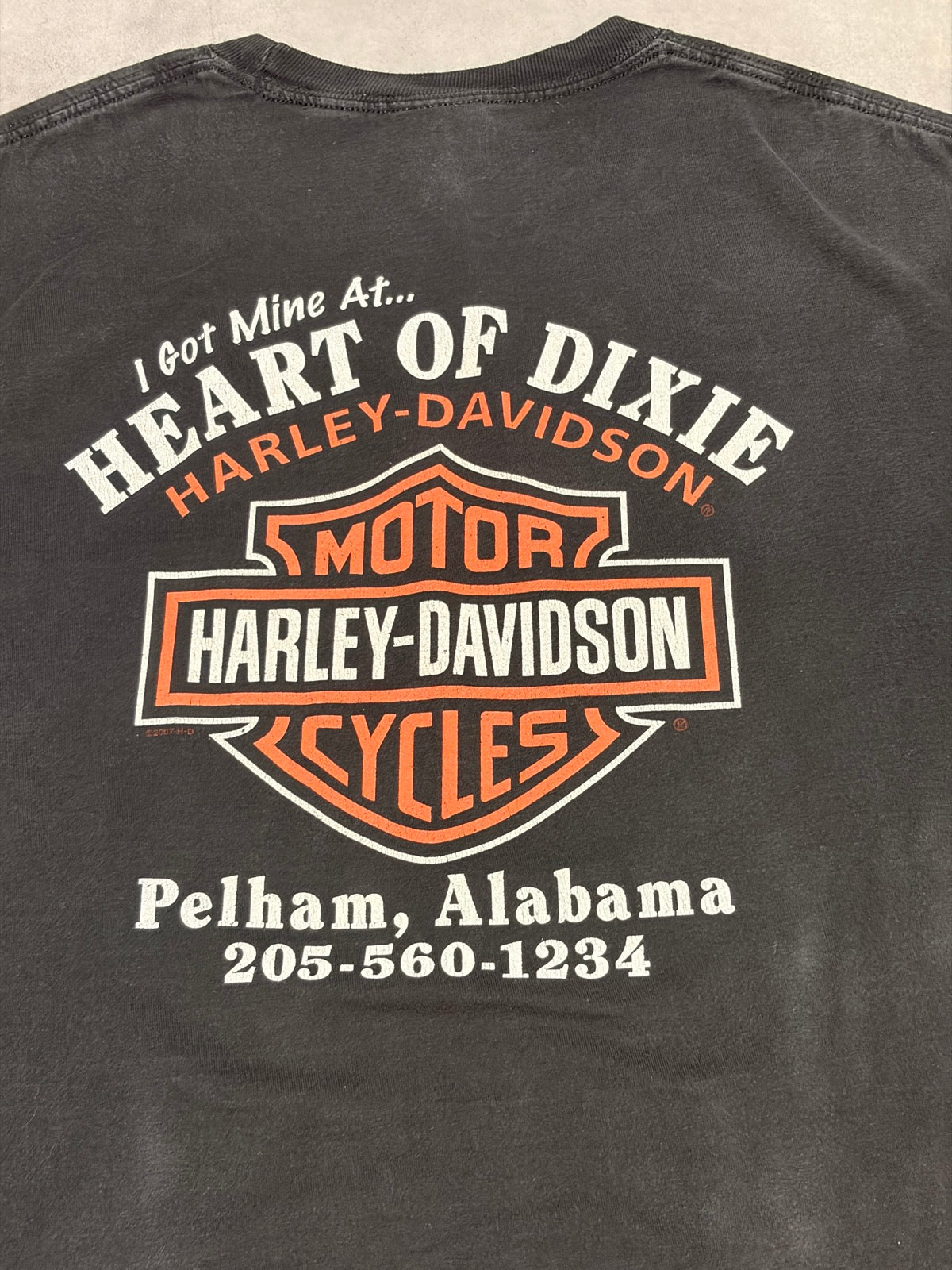 00's HARLEY-DAVIDSON「LIFE BEGINS WHEN YOU GET ONE」ハーレーT