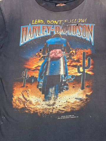 90's HARLEY-DAVIDSON「LEAD,DON'T FOLLOE!」ハーレーTシャツ