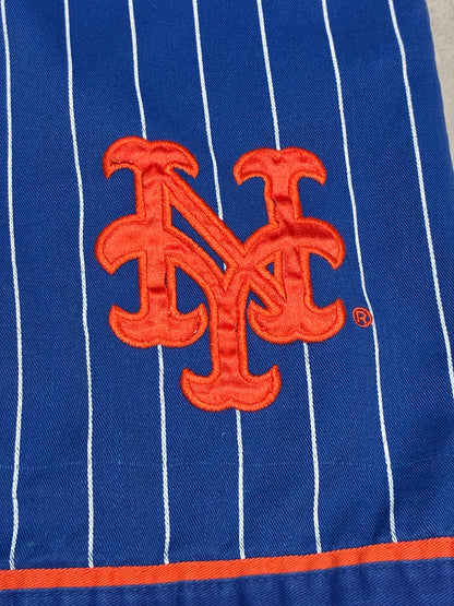 90's STARTER「MLB New York Mets」ストライプショーツ