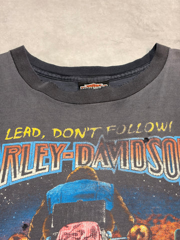 90's HARLEY-DAVIDSON「LEAD,DON'T FOLLOE!」ハーレーTシャツ