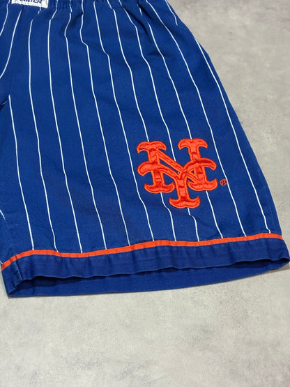 90's STARTER「MLB New York Mets」ストライプショーツ