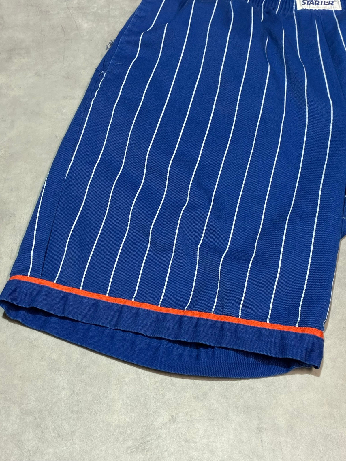 90's STARTER「MLB New York Mets」ストライプショーツ