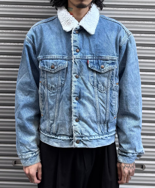 90's Levi's「AUTHENTIC」デニムボアジャケット
