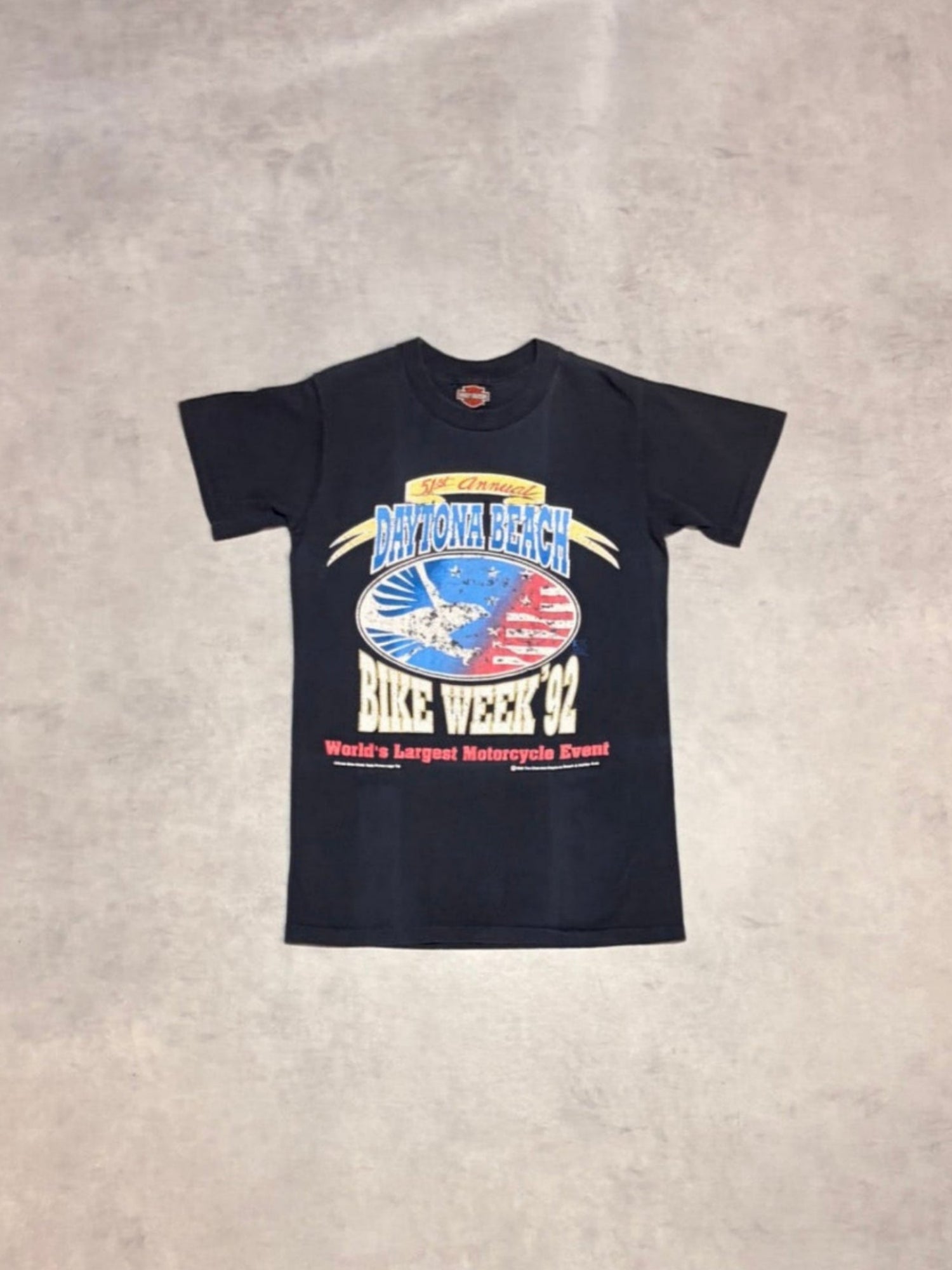 90's HARLEY-DAVIDSON「DAYTONA BEACH BINE WEEK '92」ハーレーTシャツ