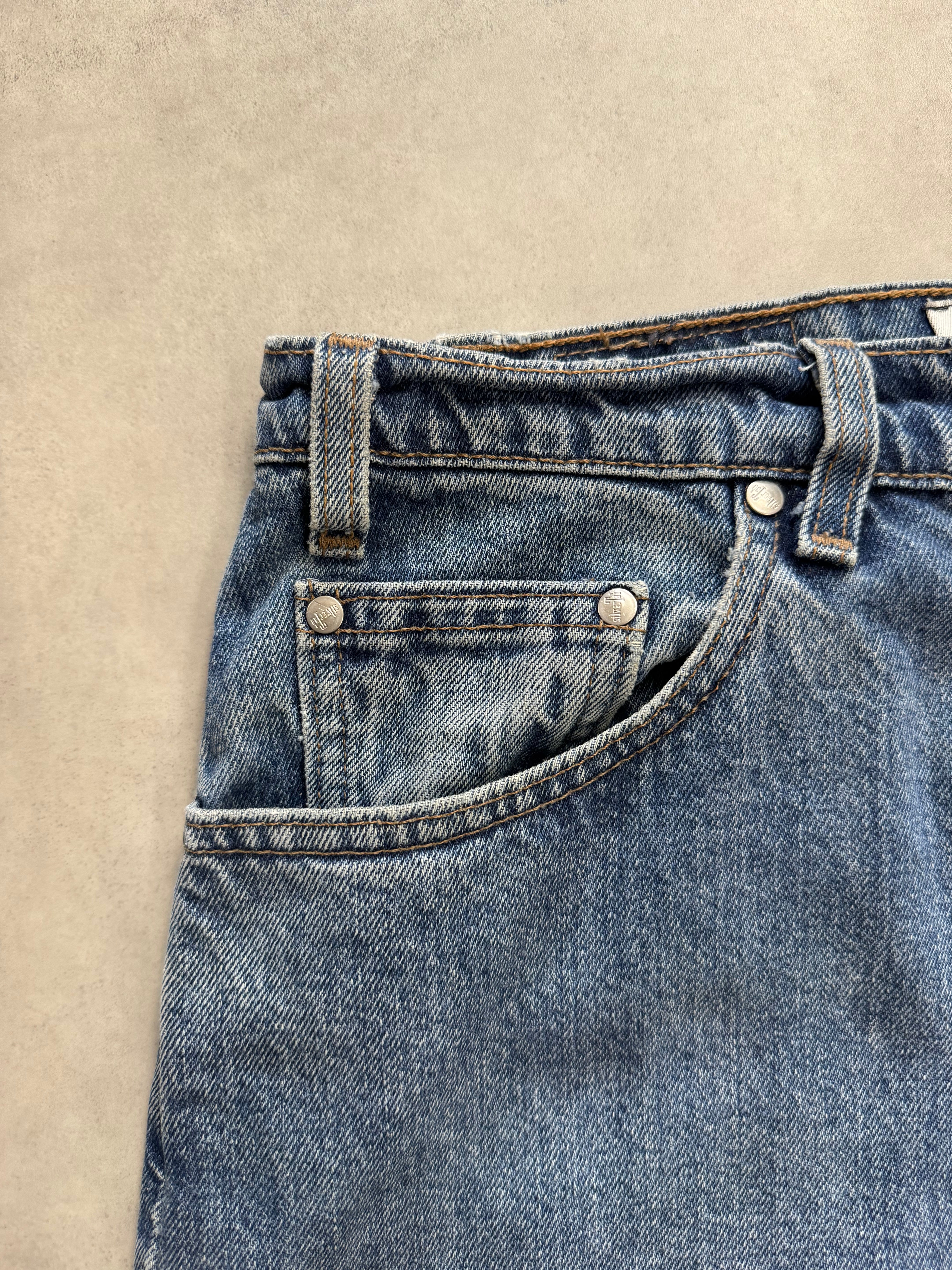 90's LEVI'S SILVER TAB「baggy」USA製 デニムショーツ – FUJI STORE
