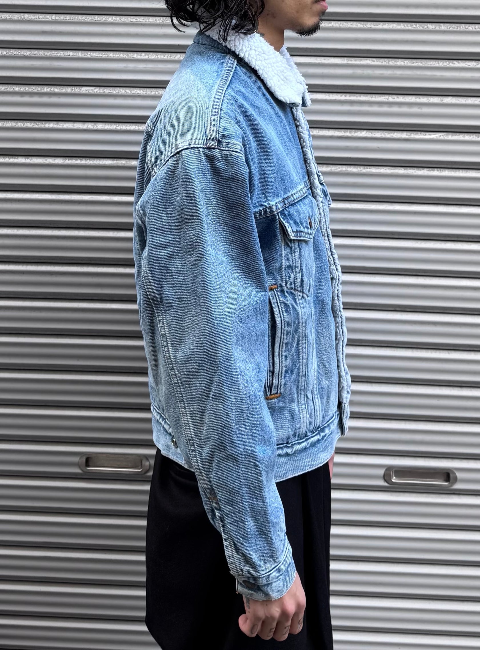 90's Levi's「AUTHENTIC」デニムボアジャケット