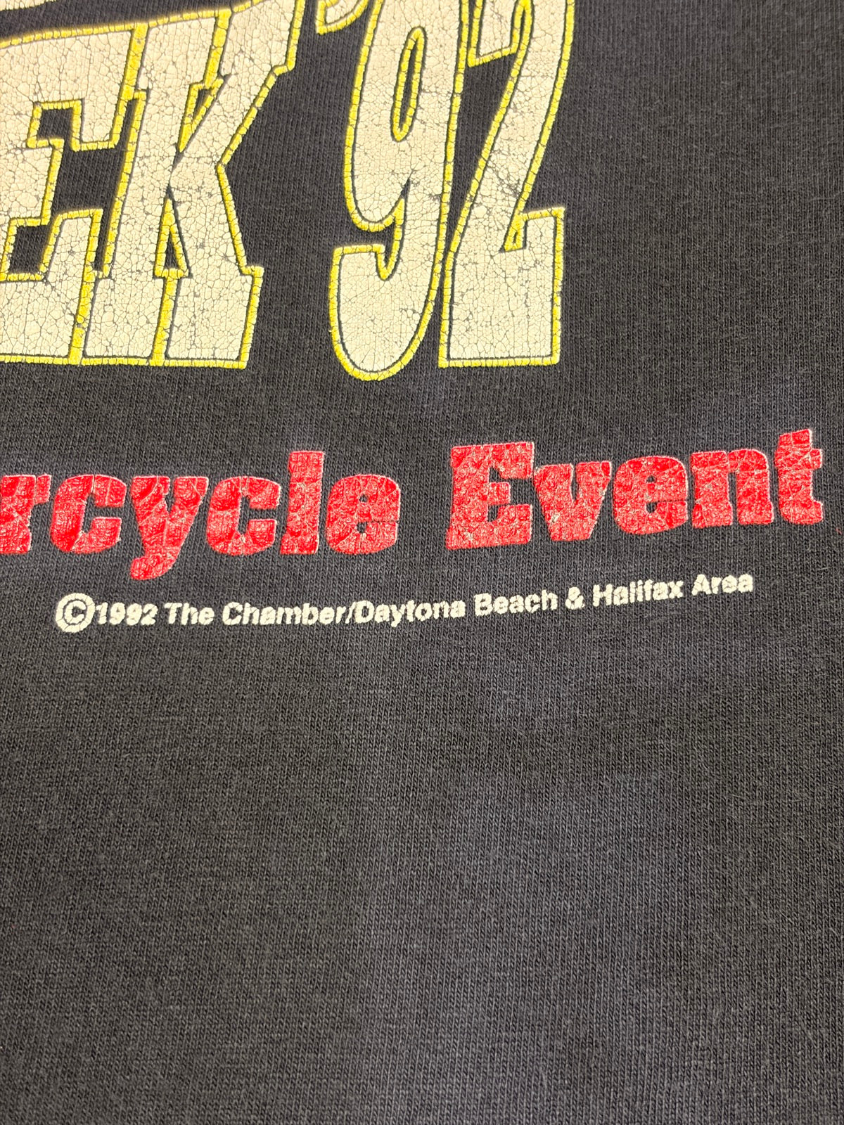 90's HARLEY-DAVIDSON「DAYTONA BEACH BINE WEEK '92」ハーレーTシャツ