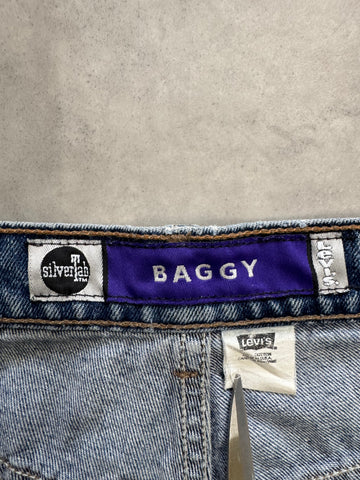 90's LEVI'S SILVER TAB「baggy」USA製 デニムショーツ