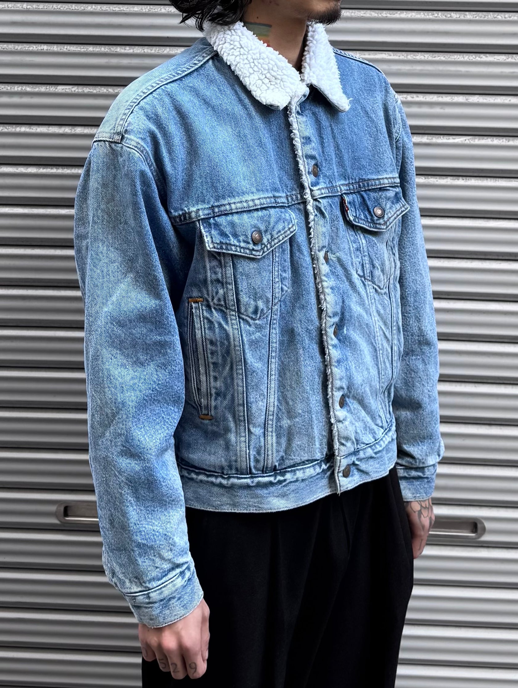 90's Levi's「AUTHENTIC」デニムボアジャケット