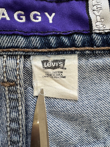 90's LEVI'S SILVER TAB「baggy」USA製 デニムショーツ
