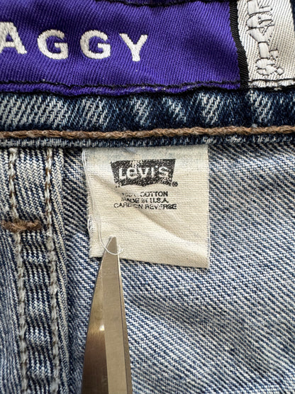 90's LEVI'S SILVER TAB「baggy」USA製 デニムショーツ