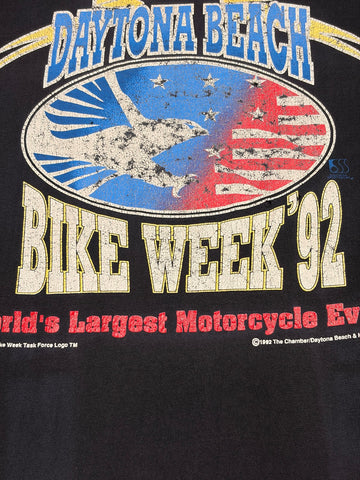 90's HARLEY-DAVIDSON「DAYTONA BEACH BINE WEEK '92」ハーレーTシャツ