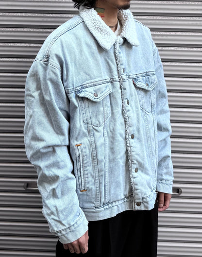 90's Levi's「AUTHENTIC」デニムボアジャケット