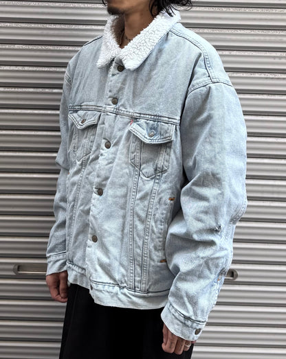90's Levi's「AUTHENTIC」デニムボアジャケット