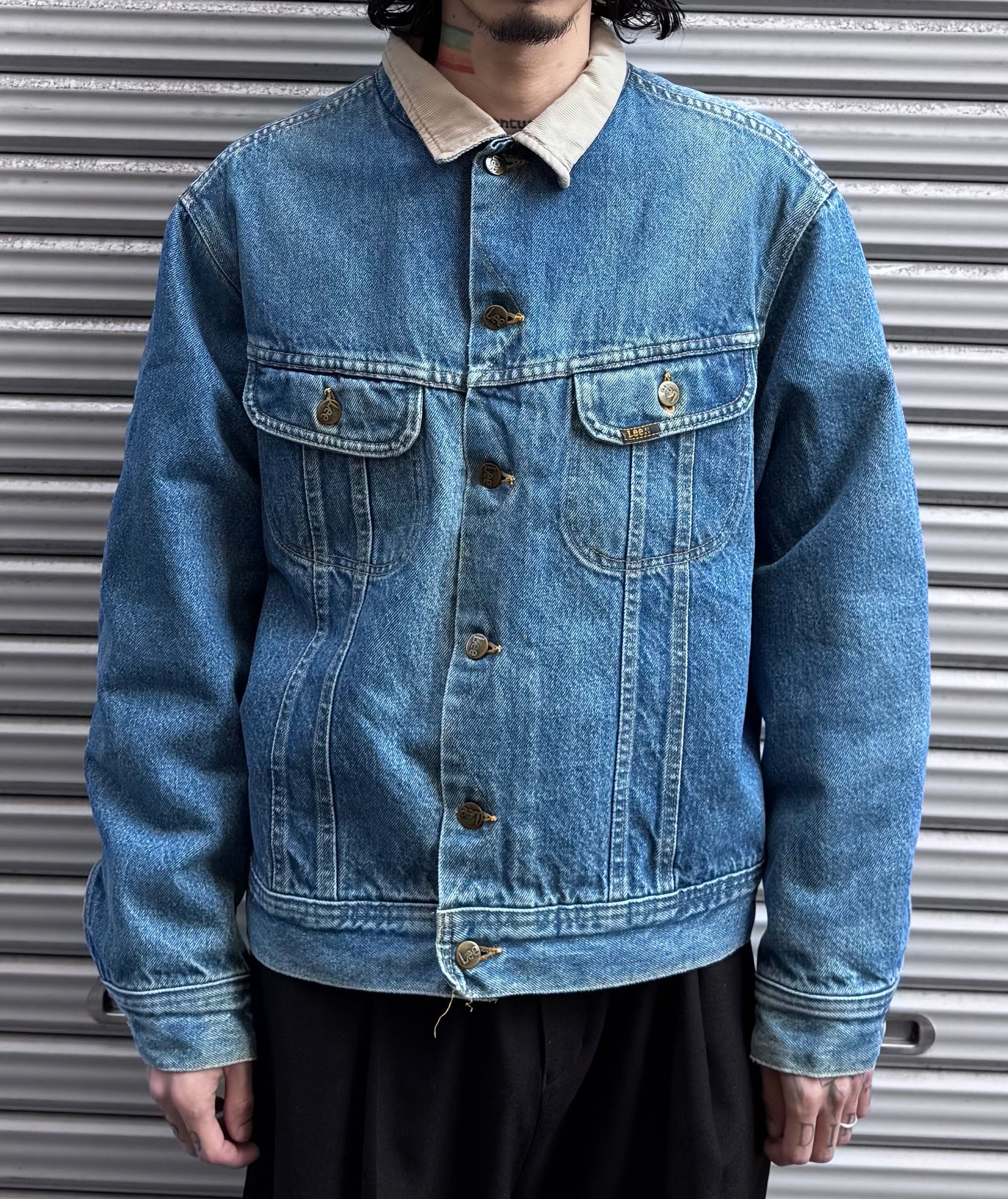 90's Lee「STORM RIDER」裏地付きデニムジャケット