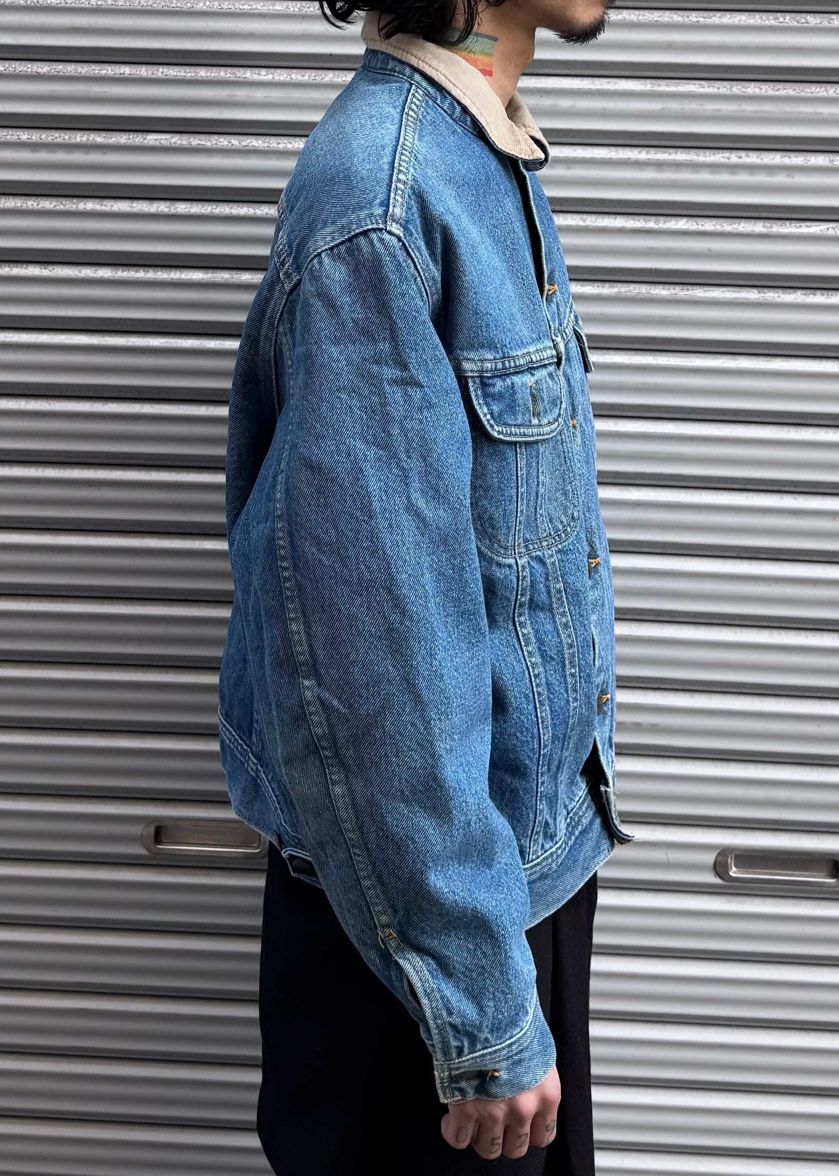 90's Lee「STORM RIDER」裏地付きデニムジャケット