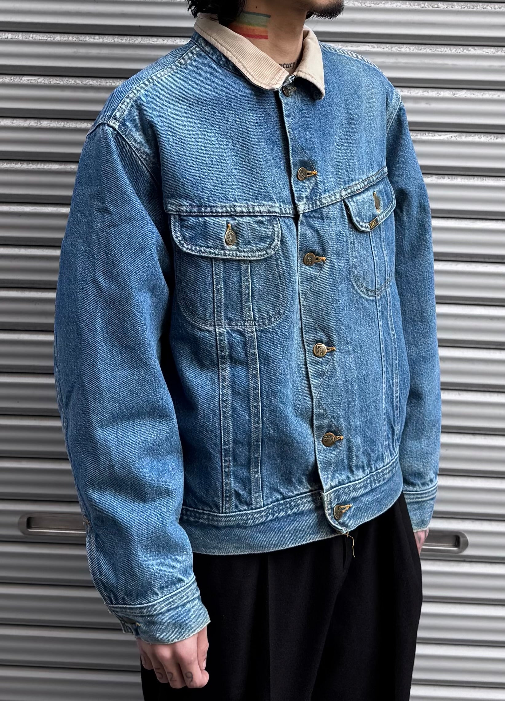 90's Lee「STORM RIDER」裏地付きデニムジャケット