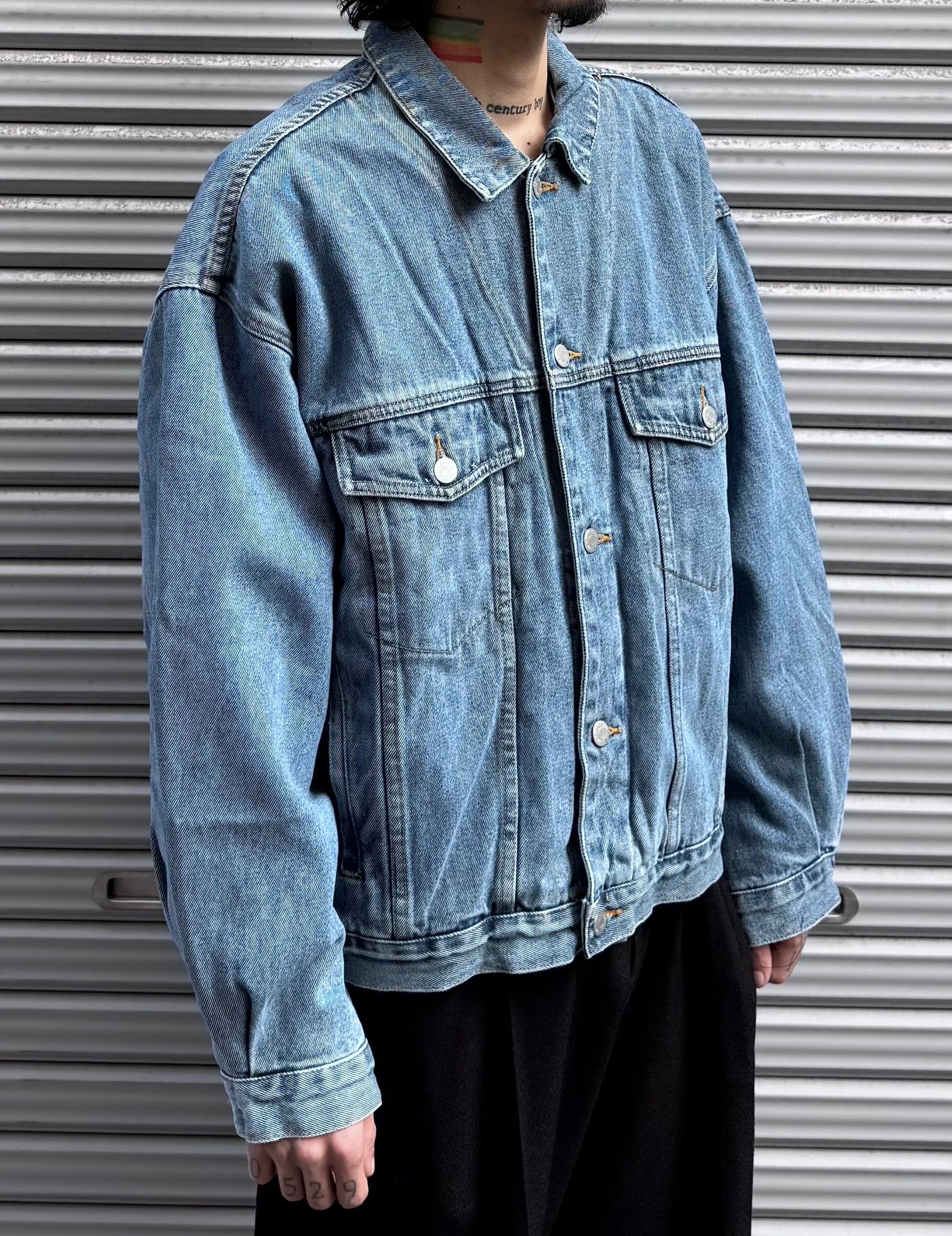 00's Eddie Bauer 裏地付きデニムジャケット