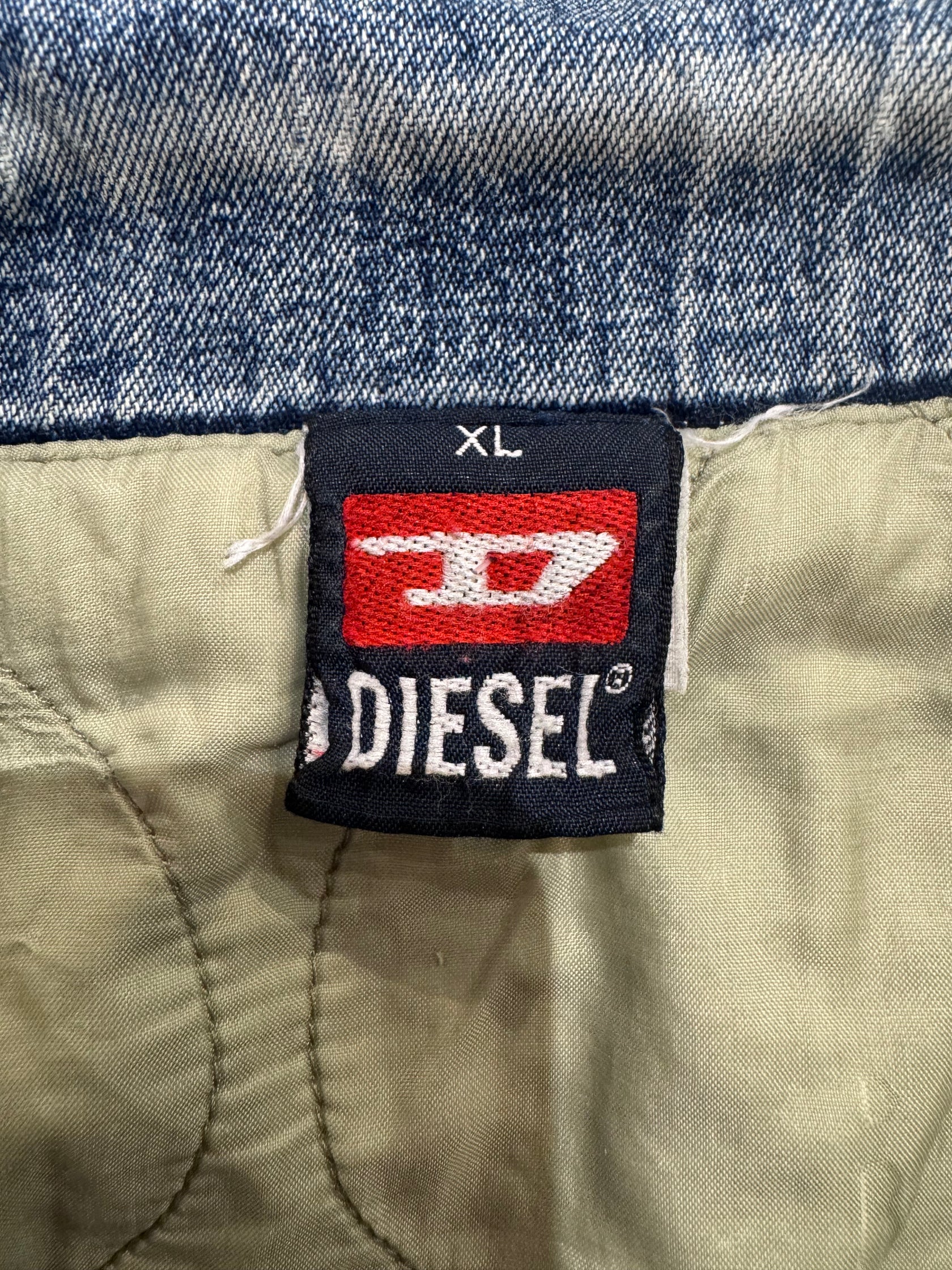 00's DIESEL 裏地付きデニムジャケット