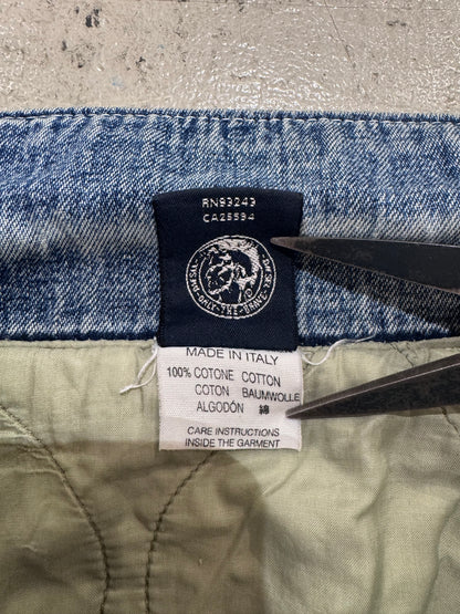 00's DIESEL 裏地付きデニムジャケット