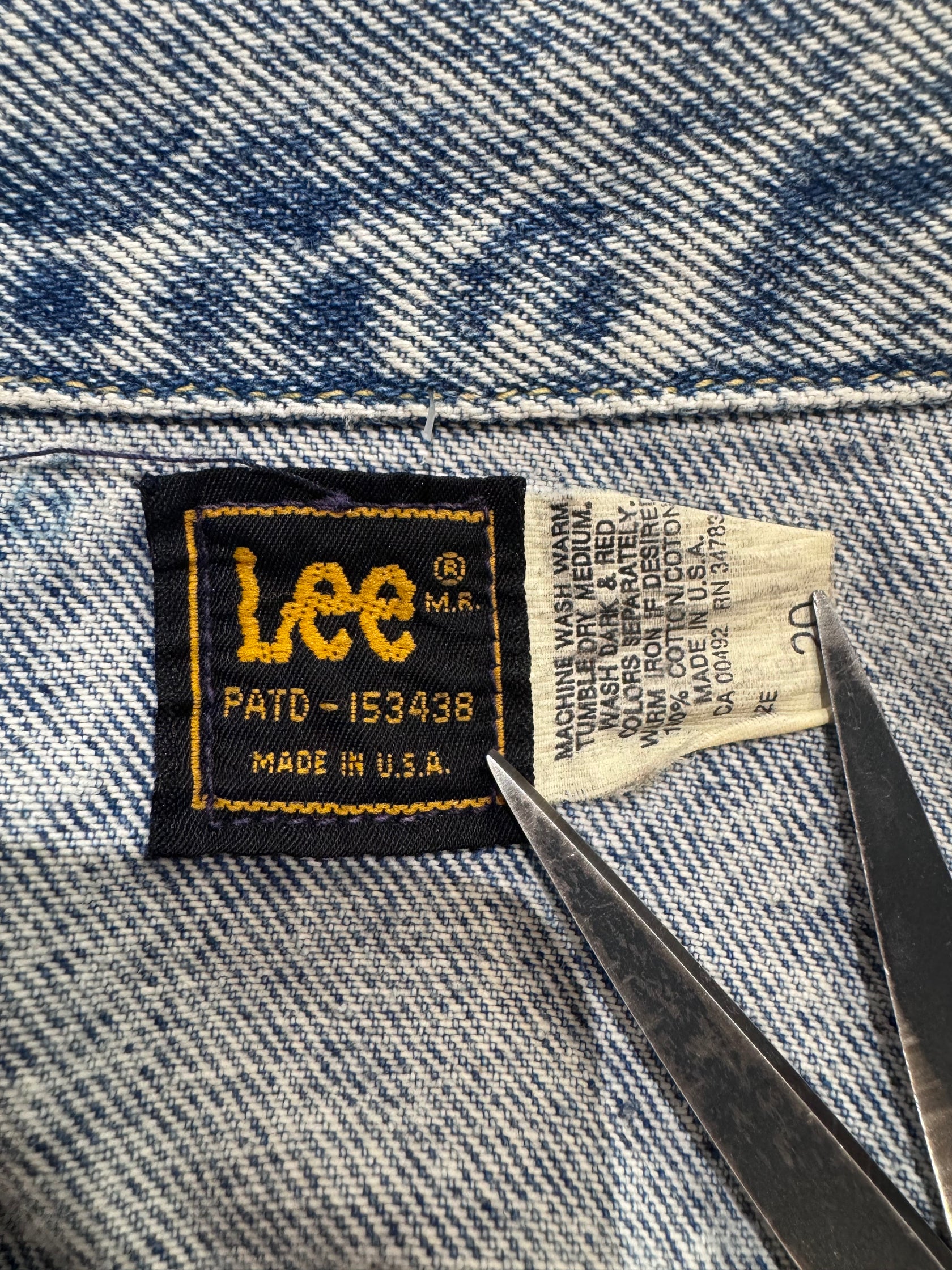 80's Lee「PATD-153438」デニムジャケット