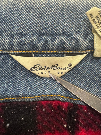 00's Eddie Bauer 裏地付きデニムジャケット
