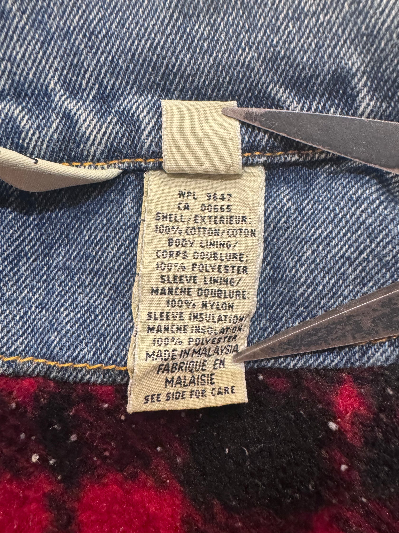 00's Eddie Bauer 裏地付きデニムジャケット