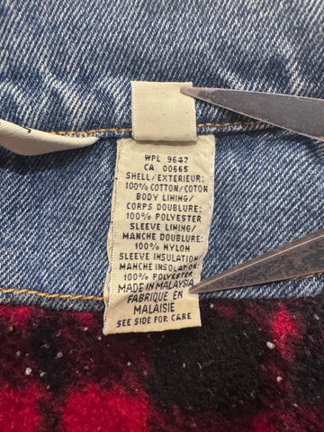 00's Eddie Bauer 裏地付きデニムジャケット