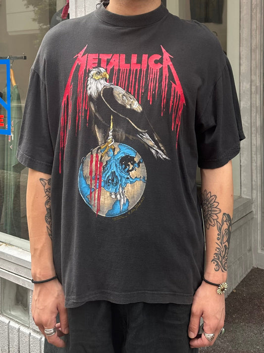 90's METALLICA 「NO WHERE ELSE TO ROAM」バンドＴシャツ