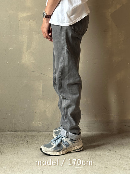 90's Levi’s 501「USA製」先染めブラックデニム