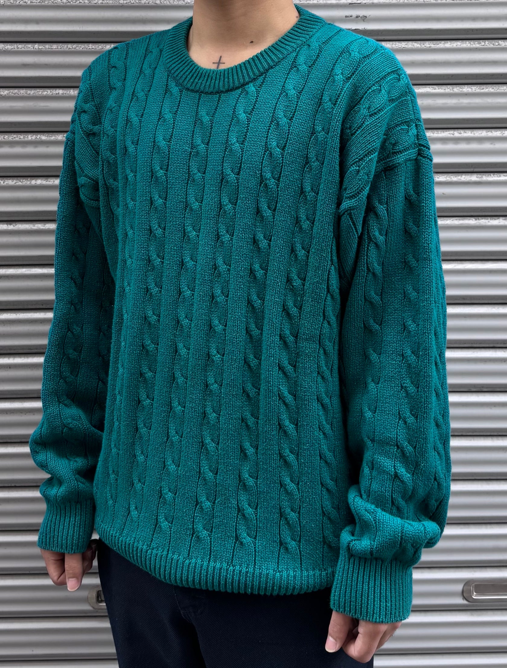 90’s Eddie Bauer ケーブルニット