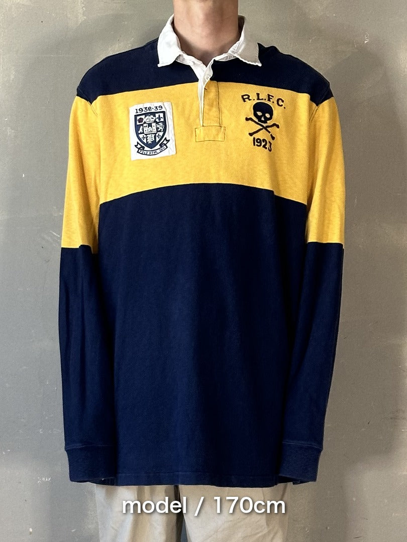 00's POLO RALPH LAUREN ラグビーシャツ