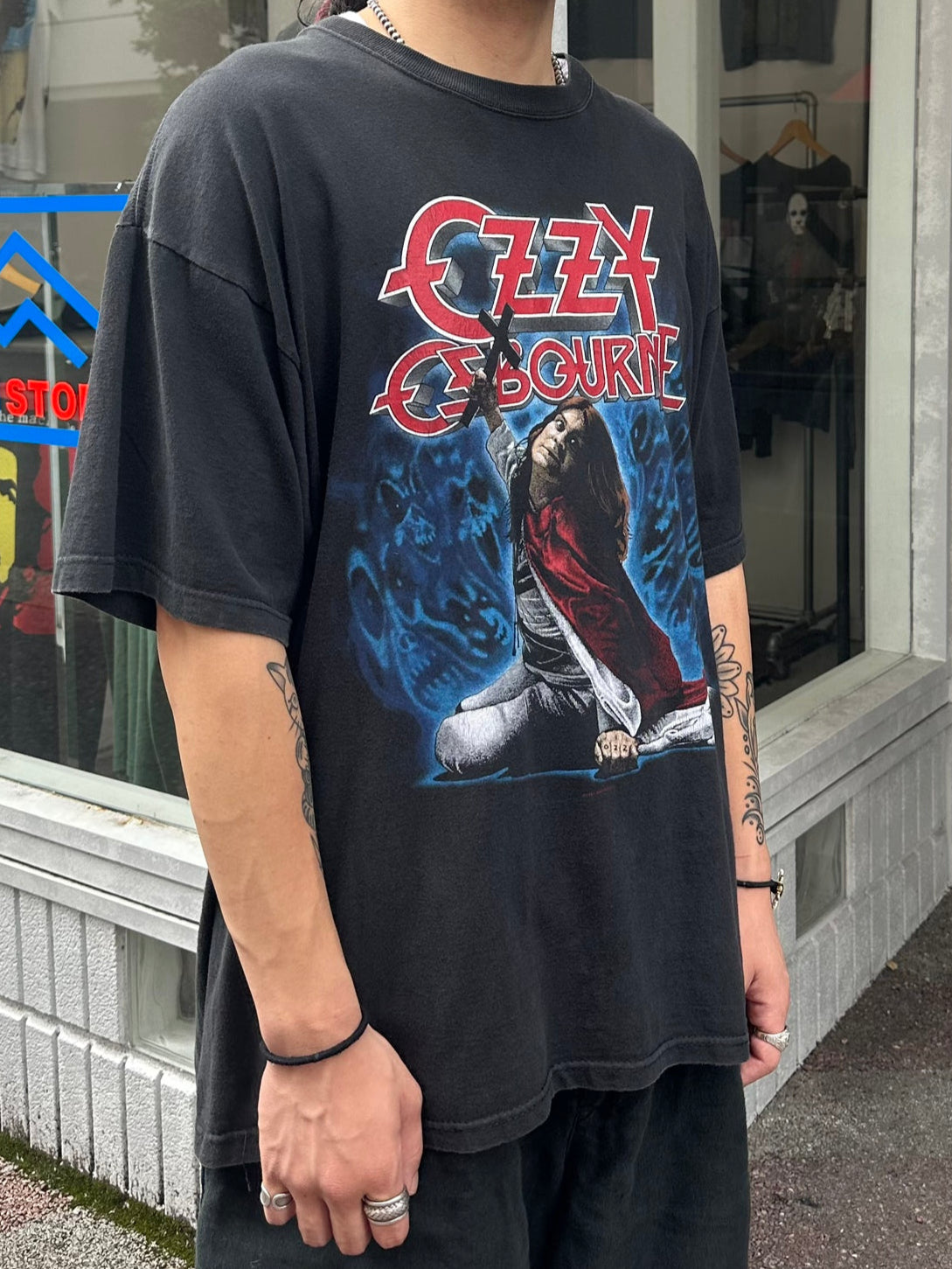 90's OZZY OSBOURNE 「blizzard of oz」バンドTシャツ – FUJI STORE