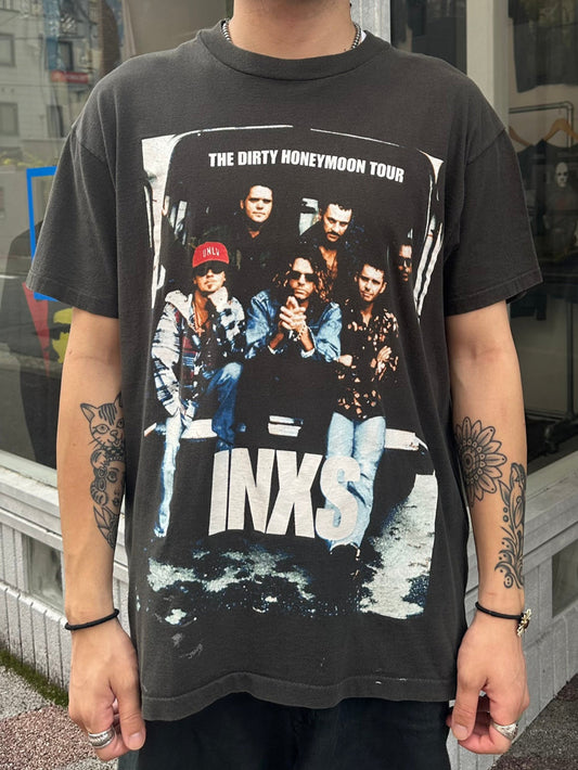 90's INXS「The Dirty Honeymoon Tour」バンドTシャツ
