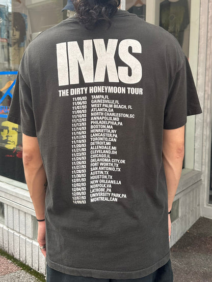 90's INXS「The Dirty Honeymoon Tour」バンドTシャツ