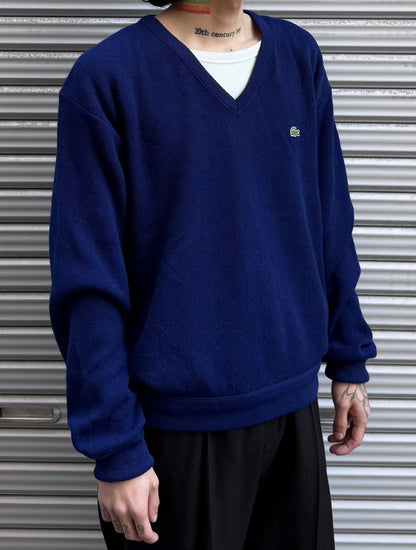 90’s「IZOD LACOSTE」USA製 Vネックニット