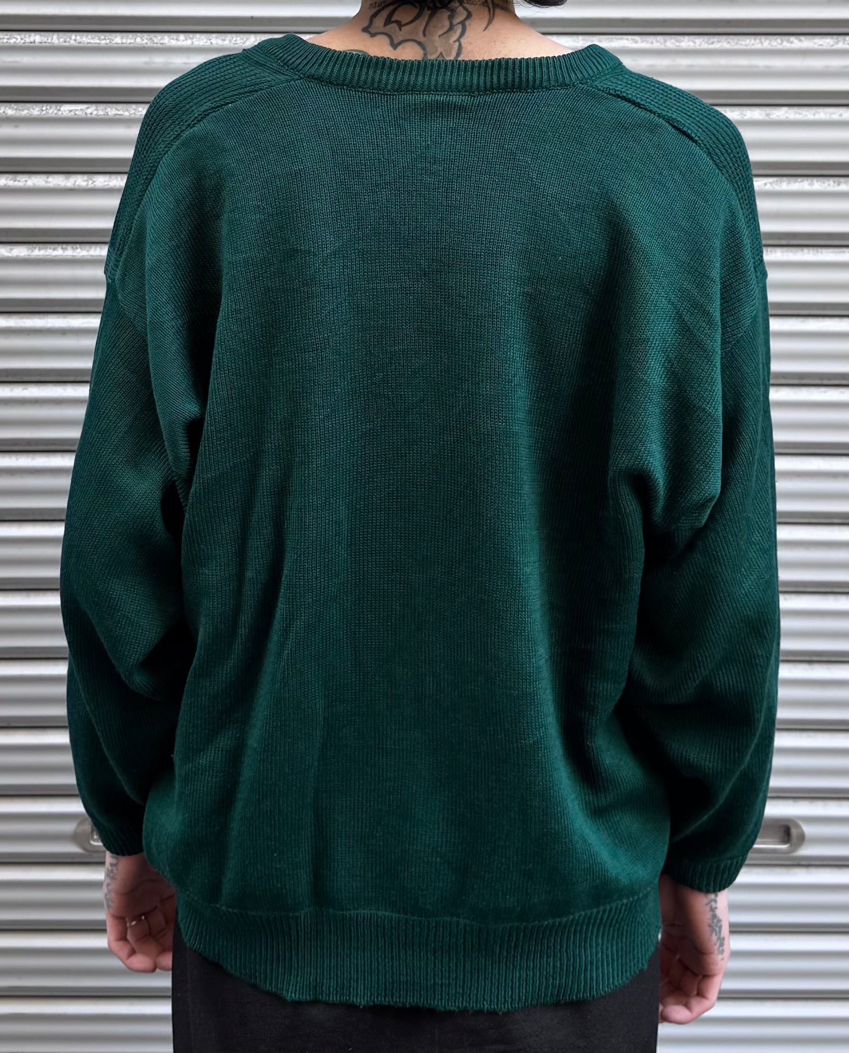 80’s「CHEMISE LACOSTE」フランス製 Ｖネックニット