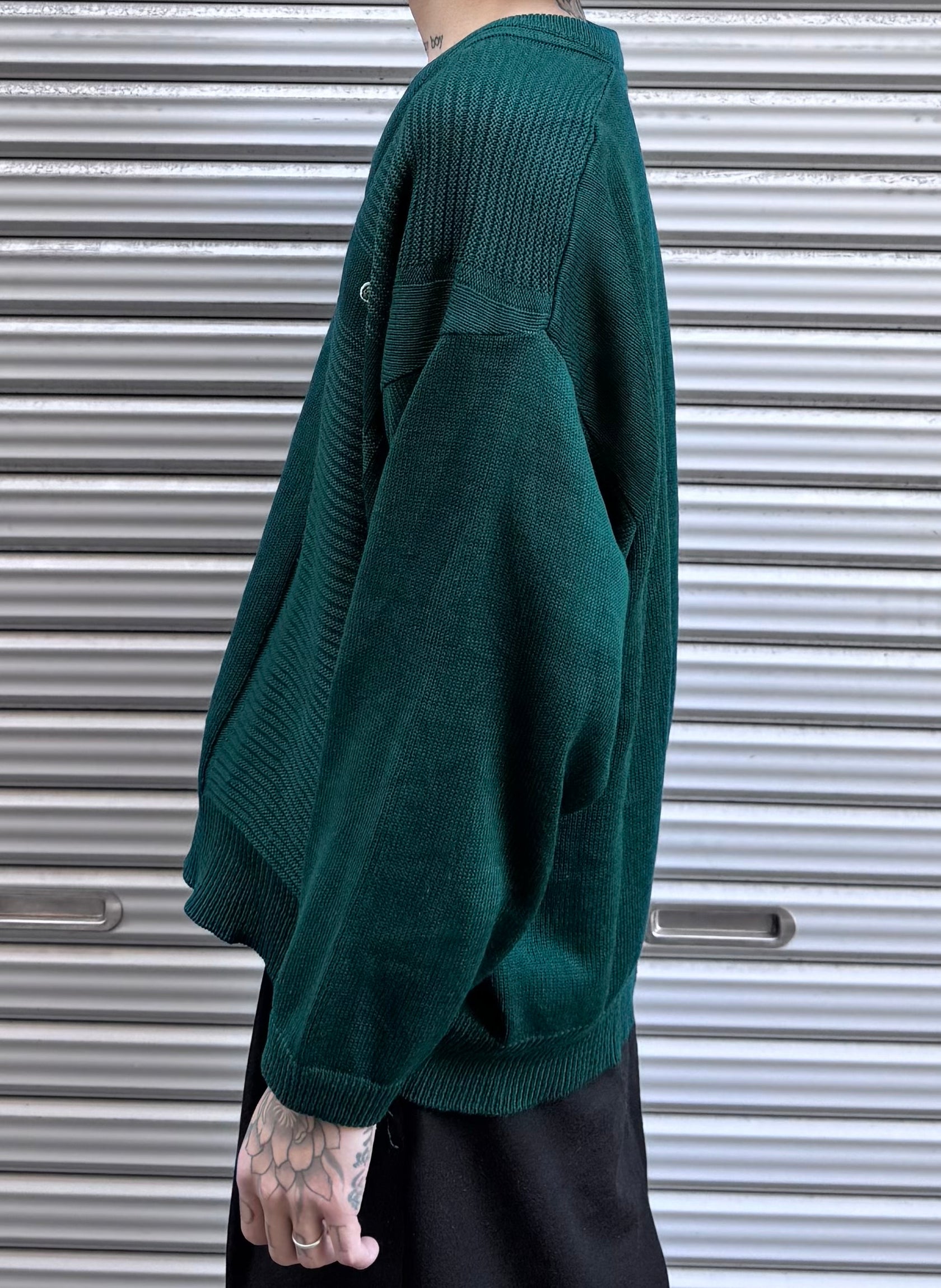 80’s「CHEMISE LACOSTE」フランス製 Ｖネックニット