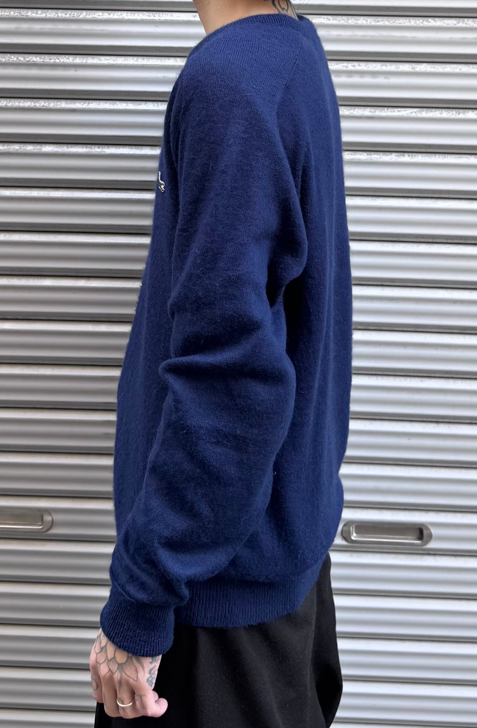 80’s「IZOD LACOSTE」Vネックニット